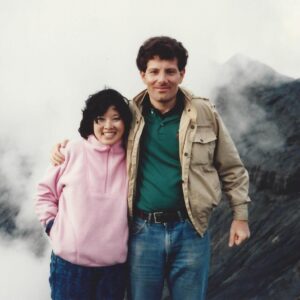 Nicholas Kristof Instagram - My valentine, right after we got engaged. It has been a few years now, and our love has only grown.