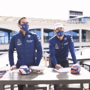 Nicholas Latifi Instagram - Last race this weekend together with my favourite F1 teammate…I mean you’ve been the only one @georgerussell63 😜 Many good memories with @williamsracing along the way both on and off the track! Let’s have a good last one and seal our position in the constructors championship! 👊🏻