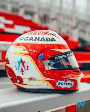 Nicholas Latifi Instagram - A design fit for a home GP 💙🇨🇦
 
Introducing @NicholasLatifi's #CanadianGP helmet! 🙌
 
#WeAreWilliams #F1 #Formula1