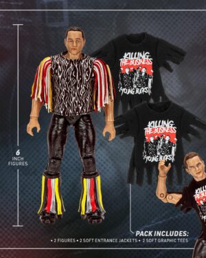 Nicholas Massie Instagram - Raise the bar with the ROH Young Bucks Vault Exclusive. This two-figure set depicts Nick and Matt Jackson during their Ring of Honor reign and comes equipped with tassel jackets and soft good t-shirts. Only available in the Jazwares Vault on 4/24.