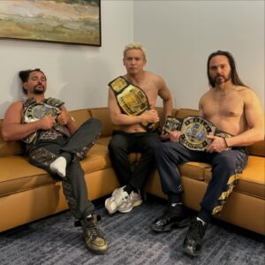 Nicholas Massie Instagram - Okada retains! Bucks become 3x tag team champs! The new Elite is on fire. What a PPV. Thanks so much for all the support tonight guys.
