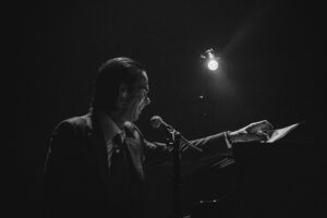Nick Cave Instagram - Dear All,

I am packing ready to leave Los Angeles today, then heading to Buffalo to mix the new Bad Seeds album, but I just wanted to tell you what an immense pleasure the North American tour has been.

Anyone who was at the shows will understand what a knife-edge, pin-drop affair it was, as we stripped the songs back to reveal their essential nature. It was a unique and adventuring journey and I want to thank everyone who so willingly came along for the ride – and also those of you I got to know through the weird and wonderful Faith, Hope & Carnage book signings. You guys are the best - you never cease to amaze me.

I also want to thank the team who have been on the road with me – Ton, Ant, Jacek, PK, Barak, James, Naja, and of course, Rachel - for their endless patience and continued excellence. And thanks to Colin Greenwood for his near telepathic deftness at following these songs wherever they felt they needed to go, and for his grace and good company as we travelled around this amazing country. And finally, thanks to my darling Susie, as ever, forever.

Unadorned and unsettling as the songs were at times, it was a great personal privilege to play them for you and to share this very special experience. ‘Let no part of them go unremembered!’ Thank you!

Love, Nick