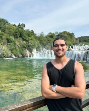 Nick Merico Instagram - Made it to Croatia 🇭🇷The Skradinski Buk waterfall is definitely the most beautiful thing I’ve ever seen