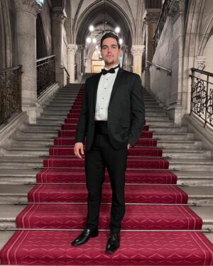 Nick Merico Instagram - The Concordia Ball is an event dedicated to journalism and free speech. Such a great venue with a beautiful cause. We wanted to dress up and feel fancy for one night in Vienna, so this was the place to do it. Our feet hurt from dancing so much but it was truly worth it.