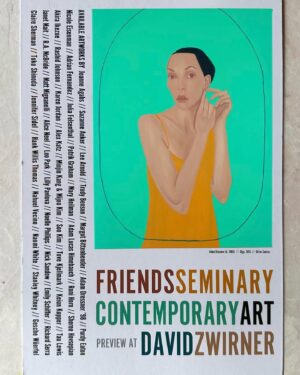 Nick Sandow Instagram - Excited to be participating in the Friends Seminary Contemporary Art Auction , preview at @davidzwirner (533W 19th st.) Preview at Zwirner , February 23&24 reception Saturday Feb 25(11am-1pm)
View and bid @artsy beginning Feb 23