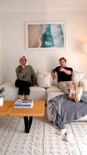 Nick Slater Instagram - Nothing beats a deep and comfy couch 😂 @castleryau

#AtHomeWithCastlery #homedecorideas #homedecortips #homemakeover #gifted
