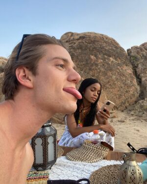 Nico Greetham Instagram - bts from the first episode of @ahsfx : Death Valley! 
Thank you to all those who have watched, if you haven’t yet, watch the hype on Hulu! 👽

Thank you @mrrpmurphy for this moment. And for introducing me to these Luddites, my life is so much richer with them in it. ✨

Also, a shout out of the wonderful crew that worked tirelessly (for 10 months) to keep this show functioning. They are the real superhero’s and deserve all the love and respect. I stand with @iatse x