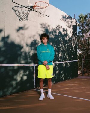 Nico Hiraga Instagram - myself and my Bay Area brother @anguscloud for @sergiotacchini 💛💚

kisses @aidancullen1