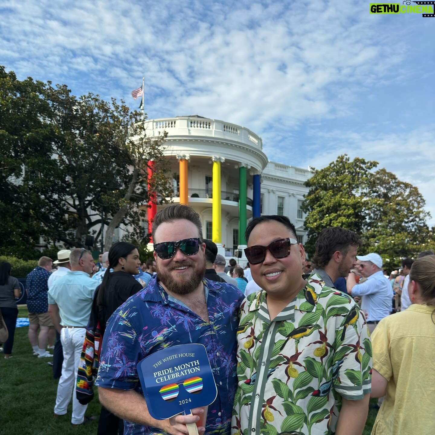Nico Santos - 4.8K Likes - Extremely honored to have had to opportunity to celebrate Pride at The White House 😱😱😱 (I still can’t believe this actually happened)
Thank you Mr. President and Dr. Jill Biden for welcoming us and the LGBTQ community with open arms and your continued commitment to fight for our rights. Also thank Mayor Pete for letting us fangirl over you.
And there for and such as in conclusion, I believe that living in a country where, no matter who you are or where you come from, you can grow up and become what you’ve always dreamed of, makes me, Amber Atkins, proud to be in American.
p.s. Whichever queen was in charge of The White House Pride Spotify playlist should get a raise.
p.p.s. How cute is my husband @zekerchief?!
🩷❤️🧡💛💚🩵💙💜
#Pride