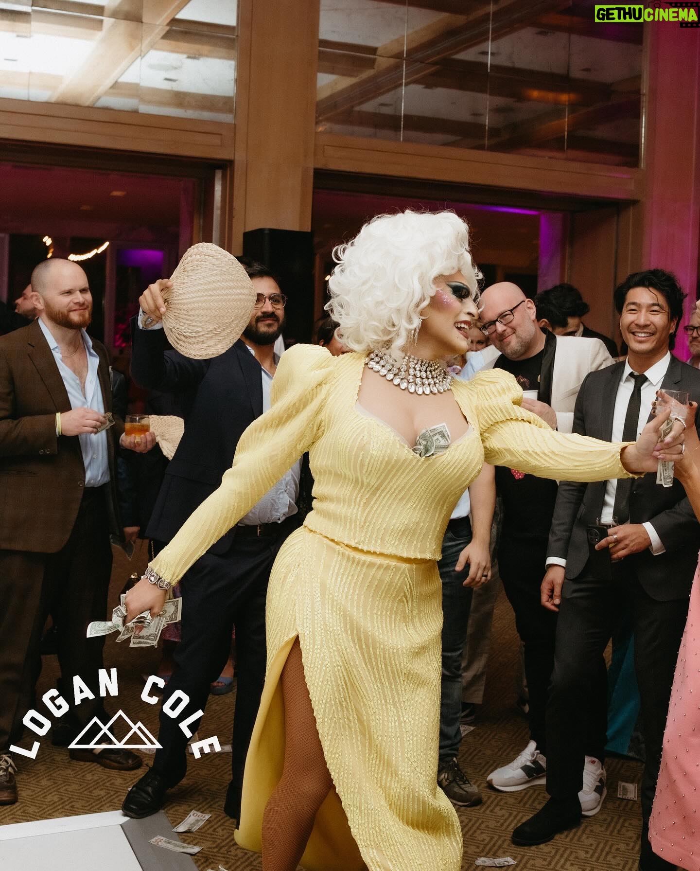 Nico Santos - 26.9K Likes - Ok reposting coz some pics weren’t showing up…Wanted to share some more images that our incredible photographer @logancolephoto captured on the big day...
My husband @zekerchief is the cutest 😍😍😍
A lot of y'all have been asking about my wedding look so here's the breakdown:
Boutonnière: @cobralily of course! I wanted a statement and I got it!
Frames: custom made by @romainkayo_eyewear! They have these lovely brass magnetic purple ombré sunglass lenses that I made good use of when the sun was blaring..
Jacket: @driesvannoten that I got online for like 80% off. I've had my eye on this jacket forever (she loves a good deal henny!) but chose it because the shoulders was giving slight Filipiniana Terno vibes.
Barong/Pants: custom made by the amazing @veejayfloresca! I knew I wanted an extra long barong because I wanted it to evoke bridal. And wide leg pants coz that's all I'm wearing nowadays lol
Shoes: @paulsmithdesign, the first pair of tux shoes I ever bought years ago!
But also LOOK AT THESE FIERCE QUEENS!!! @justjolopez @nebuyaystyles and @aianashaw gave us EVERYTHING and made the night even more memorable.
🩷❤️🧡💛💚🩵💙💜🤎🖤