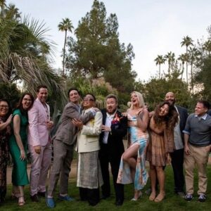 Nico Santos Instagram - Still coming down from the highest high from marrying my best friend and the best person in the world @zekerchief this past weekend.  
 
I really don’t know what more to say other than it was an absolute perfect day from start to finish. We laughed. We cried. We ate great food. We danced our asses off. There was cake. There were drag queens. Love was truly in the air. Not only between Zeke and I but from everyone who was there to witness it. You could feel it, it was electric.  To @mc_lernan @briankusler @mark_dmckinney @laurenelizabethash @kaseymahaffy @georgesalazar @gabicarhonk @rossvand @thejoeconti Y’all are family to us and we are beyond grateful for your help and contributions in making our ceremony indeed the most special and dare I say funniest ever. We love you. 
 
Also want to say how thankful we are to all those that helped us making our big day a reality and so so special. It truly took a village.  
 
So THANK YOU to our incredible planner/designer Nicole Gillis from @nicolealexandraweddings who created the most beautiful wedding (and put up with my bridezilla moments LOL)  
 
Jake Kale of @cobralily...I mean C'MON FLORALS!!!  
 
To everyone at @parkerpalmsprings who took care of us like we were family.  
 
Bryan Chesters from @letspartyla literally the BEST DJ and kept that dance floor HOT.  
 
To @veejayfloresca who designed the chicest Barong EVER.  
 
@romainkayo_eyewear for my lovely custom eyewear.  
 
@justjolopez @aianashaw @nebuyaystyles for TURNTING IT OUT with their performances!! 
 
@wildhouseink and @thebleudahlia for the amazing signage.  
 
I'm sure I'm forgetting some people but trust I will be posting more pics soon 😂  
 
In the meantime enjoy these images from @nytimes shot by the very very talented (and fellow Ashlander!) @alishajucevic. Article link in bio!  
 
🩷❤️🧡💛💚🩵💙💜🖤🤎