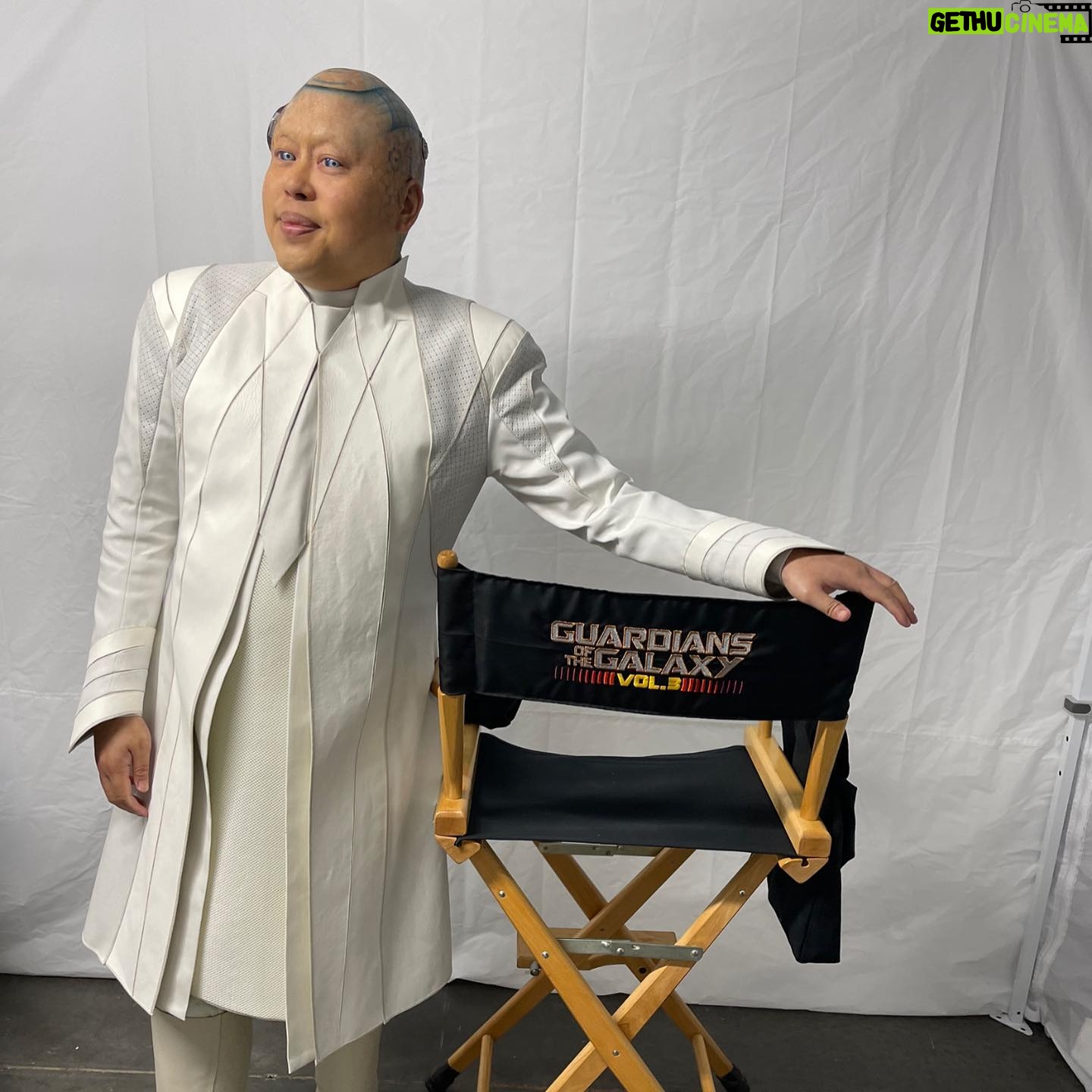 Nico Santos - 25.4K Likes - Alexa play Bad Guy by Billie Eilish...
Everyone meet Recorder Theel. This was such a fun (and very different lol) role to play!
A million thanks to everyone in the costume and wardrobe department, @kevinkirkpatrickart and @calethomasmakeup for helping me transform every morning and @cali_stina79 for making sure them contact lenses didn't bother my eyes 🙏🏽😂
Special shout out to #MiriamShor who plays Recorder Vim and @chukwudi_iwuji who plays The High Evolutionary...WHAT. A. PERFORMANCE. It was such an honor to act alongside the both of you. And of course to @jamesgunn without which, none of this would be possible.
It's an amazing film and I can't wait for y'all to see! Guardians of the Galaxy Vol 3 out in theatres NOW!! #gotgvol3 #marvel