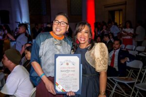 Nico Santos Instagram - Feeling extremely hashtag blessed to have been honored last night by the City of Los Angeles for Filipino American History Month alongside other notable kababayans including @patrickstarrr @mlmanzke @pueyquinones @djeman @kuds28rl @herelieslovebway for our contributions to arts and culture and the Filipino community. Not bad for someone who moved to LA with no job, no home and no plan....Kaloka diba?!    
   
Having my bb @zekerchief, my mom and cousins to celebrate with me (including my cousin Karen who let me crash on her couch for 8 months when I first moved to LA years ago) made it even more special.    
   
And of course there was hella food and it was hella good…I love being Filipino.    
  
Special shout out to @bitagcol for my amazing Barong photo print shirt! I'm OBSESSED and glad I finally had a chance to wear it!   
  
❤️❤️❤️🇵🇭🇵🇭🇵🇭