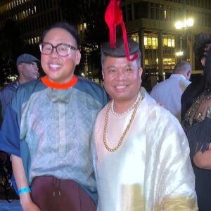 Nico Santos Instagram - Feeling extremely hashtag blessed to have been honored last night by the City of Los Angeles for Filipino American History Month alongside other notable kababayans including @patrickstarrr @mlmanzke @pueyquinones @djeman @kuds28rl @herelieslovebway for our contributions to arts and culture and the Filipino community. Not bad for someone who moved to LA with no job, no home and no plan....Kaloka diba?!    
   
Having my bb @zekerchief, my mom and cousins to celebrate with me (including my cousin Karen who let me crash on her couch for 8 months when I first moved to LA years ago) made it even more special.    
   
And of course there was hella food and it was hella good…I love being Filipino.    
  
Special shout out to @bitagcol for my amazing Barong photo print shirt! I'm OBSESSED and glad I finally had a chance to wear it!   
  
❤️❤️❤️🇵🇭🇵🇭🇵🇭