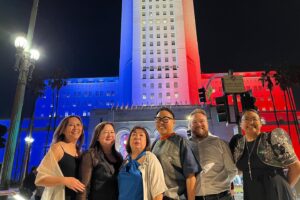 Nico Santos Instagram - Feeling extremely hashtag blessed to have been honored last night by the City of Los Angeles for Filipino American History Month alongside other notable kababayans including @patrickstarrr @mlmanzke @pueyquinones @djeman @kuds28rl @herelieslovebway for our contributions to arts and culture and the Filipino community. Not bad for someone who moved to LA with no job, no home and no plan....Kaloka diba?!    
   
Having my bb @zekerchief, my mom and cousins to celebrate with me (including my cousin Karen who let me crash on her couch for 8 months when I first moved to LA years ago) made it even more special.    
   
And of course there was hella food and it was hella good…I love being Filipino.    
  
Special shout out to @bitagcol for my amazing Barong photo print shirt! I'm OBSESSED and glad I finally had a chance to wear it!   
  
❤️❤️❤️🇵🇭🇵🇭🇵🇭