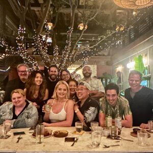 Nico Santos Instagram - The family that eats together stays together…it’s been way too long since we’ve all been in the same room. We ended the night with full bellies and full hearts. God I love these people so much. #Superstore 💙☁️9️⃣
