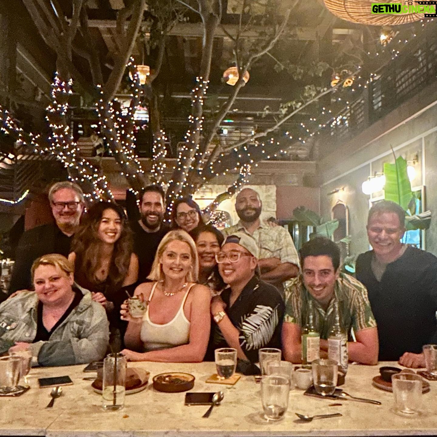 Nico Santos - 23K Likes - The family that eats together stays together…it’s been way too long since we’ve all been in the same room. We ended the night with full bellies and full hearts. God I love these people so much. #Superstore 💙☁️9️⃣