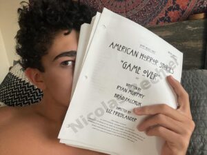 Nicolas Bechtel Instagram - thoughts? 🖤 #ahs #ahstories