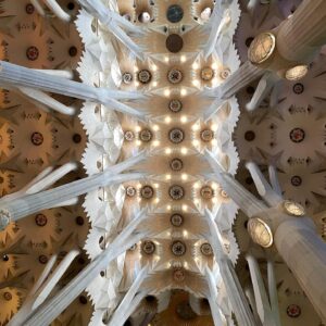 Nicole Dambro Instagram - Oh. My. GAUDI 🤩

La Sagrada Famila was THE most epic thing I saw in Barcelona. The sight of every glorious detail was overwhelming. It was unlike anything I’d ever seen before, and since they’re still building it, I shall see it freshly each time I go back to revisit it. 

The colors of the stained glass were UNREAL, created by natural sunlight alone, positioned so that at just the right angle you got the full spectrum of the rainbow. The entrance was enchanting, and the exit haunting. We were welcomed into a forest of light, where a tablet written in every language reinforced that all are welcome here. I’ve never seen Bryan get choked up over a sight like this… but it safe to say, we were both in absolute awe. 

Antoni Gaudi, you mad scientist, we are fans forever. 

#lasagradafamilia #sagradafamilia #gaudi #gaudí #ohmygaudi #antonigaudi #epicarchitecture #churchesoftheworld #churchesofeurope #churchesofinstagram #stainedglassart #stainedglasswindow #stainedglassdesign #barcelonaspain #barcelonatrip #barcelonasightseeing #travelbarcelona