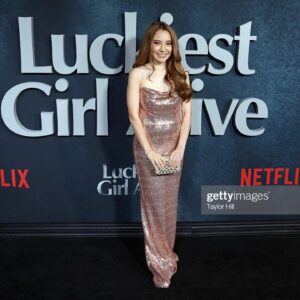 Nicole Huff Instagram - So happy to attend last night’s premiere. Feel honoured to be a part of this incredible film and to play the role of Olivia Kaplan. Prepare to laugh, cry, be touched and inspired. 

Luckiest Girl Alive out now in select cinemas and on Netflix October 7, 2022. #LuckiestGirlAlive