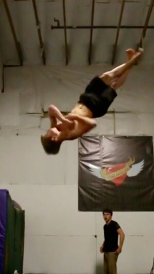 Nidal Ajib Instagram - Trip - Quad!! 🔥🤩.. go check out the new YouTube video for the full thing!♥️
..
🎥 @willpower.bazler.bbb 
..
#flips #quadfull #talent #amazing #love #tricking #gtramp #crazy