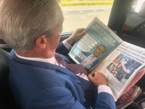 Nigel Farage Instagram - It’s nice to read something positive about Reform in the Daily Mail for once!