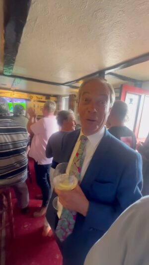 Nigel Farage Instagram - Come on England!