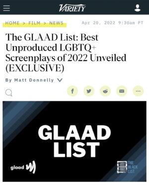 Nik Dodani Instagram - !!!!!!!!! Losing my mind. Thank you @theblcklst and @glaad for the honor. Thank you @rakeshsatyal for trusting me with this story. Let’s make this thing.