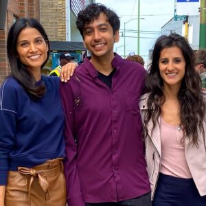 Nik Dodani Instagram - The first ever Indian-American holiday movie is out tonight on Comedy Central!! Created by and starring @melaniechandra, @surinajindal, and @kalpenn, this movie is WEIRD 😛🎄🪔 Our director @jafmood, writer @sameergardezi, and an insane South Asian cast make this the brownest thing I’ve ever done and I’m thrilled to have a small part in it. Justice for David Diwali.