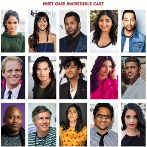 Nik Dodani Instagram - The first ever Indian-American holiday movie is out tonight on Comedy Central!! Created by and starring @melaniechandra, @surinajindal, and @kalpenn, this movie is WEIRD 😛🎄🪔 Our director @jafmood, writer @sameergardezi, and an insane South Asian cast make this the brownest thing I’ve ever done and I’m thrilled to have a small part in it. Justice for David Diwali.