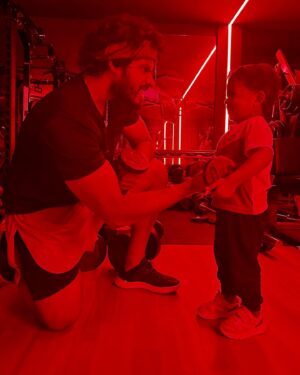 Nikhil Kumar Instagram - Junior ♥️😘💪