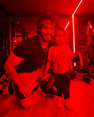 Nikhil Kumar Instagram - Junior ♥️😘💪