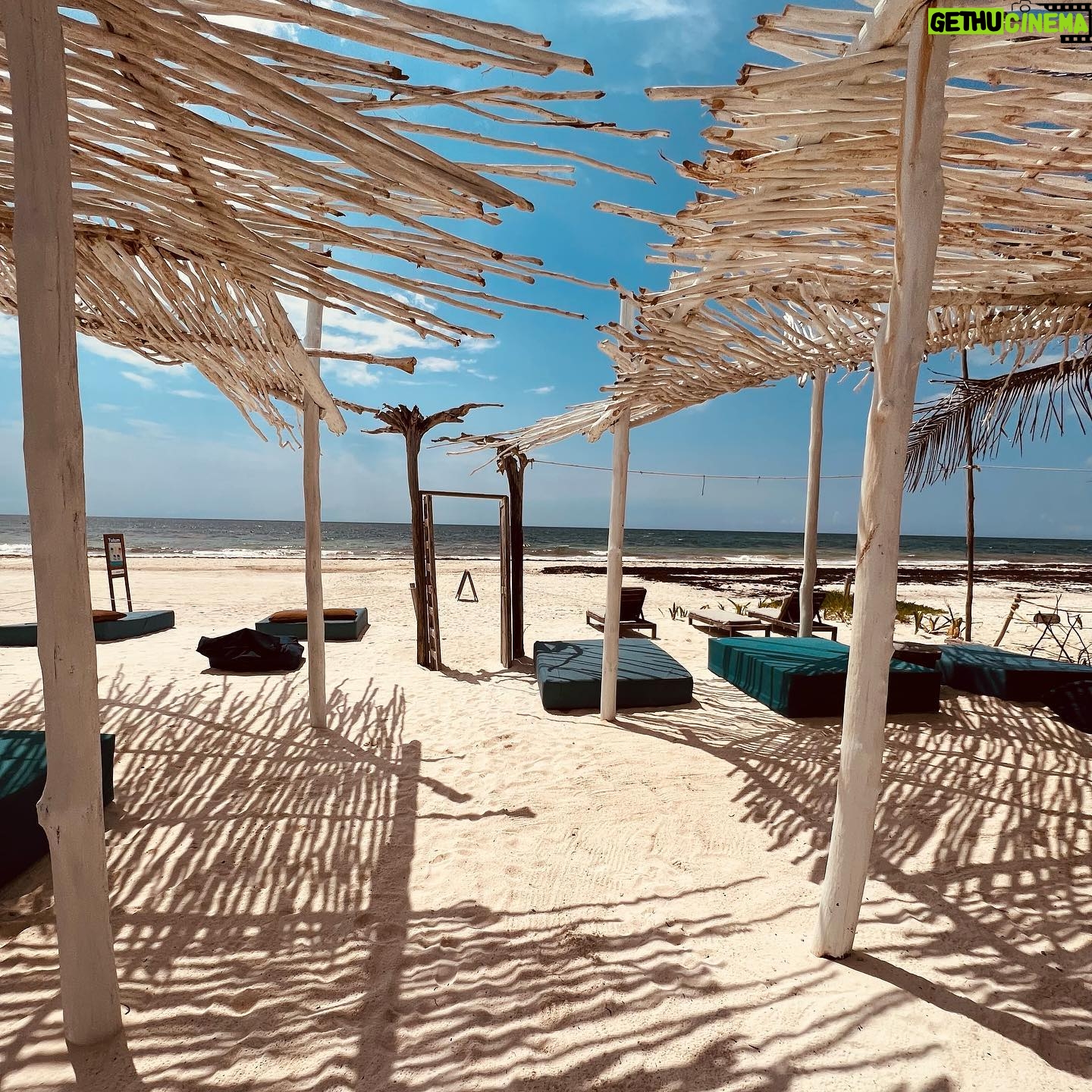 Nikita Ramsey - 229 Likes - back home from a week of beach hopping & eating our way through mexico … first stop tulum.