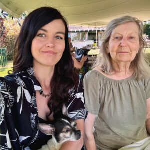 Nikita Ramsey Instagram - days out with my gran 🖤