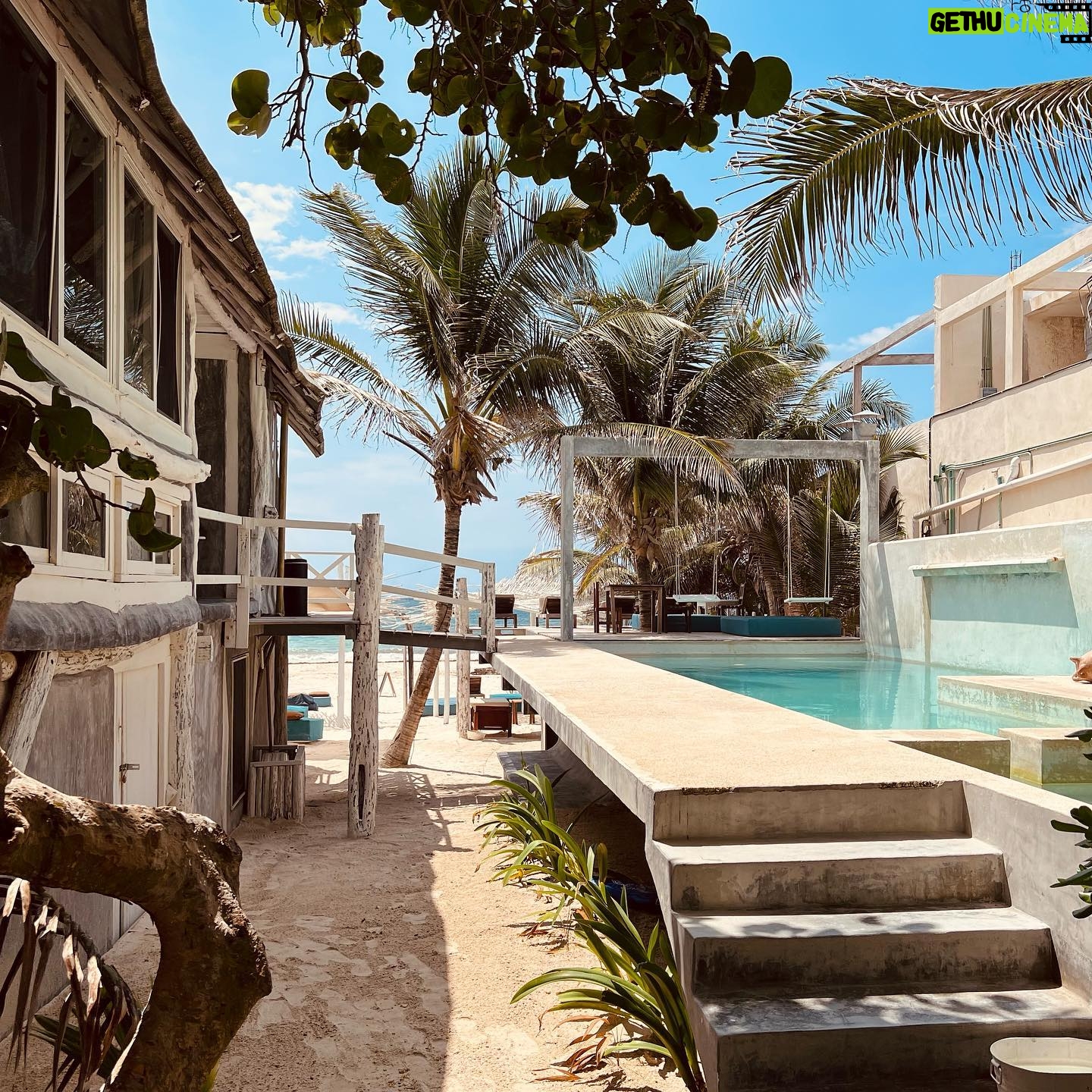 Nikita Ramsey - 229 Likes - back home from a week of beach hopping & eating our way through mexico … first stop tulum.