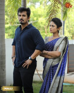 Nikitha Rajesh Instagram - The Tom and Jerry couple 😂❤️

மல்லி | திங்கள் - ஞாயிறு | 9.30 PM

#SunTV #Malli #MalliOnSunTV #TamilSerials #Serials #SunDigital