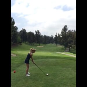 Nikki BreAnne Wells Instagram - when you play a round at Industry Hills & you're the only non-pro in your group.. lol #comingback #titleist #golfbabes #swing #golfgirl