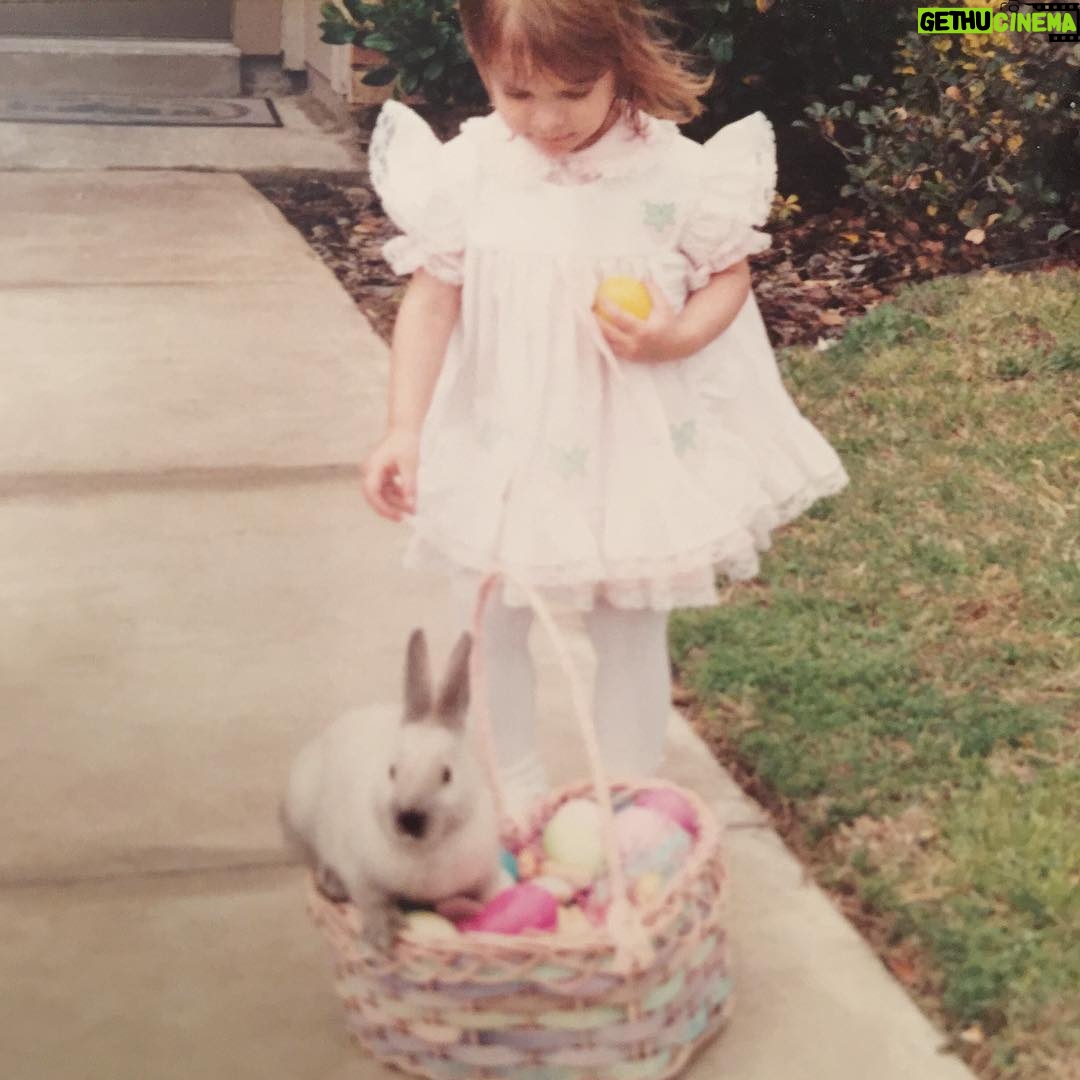 Nikki BreAnne Wells - 99 Likes - 👸🏼🐰 when you thought you owned the actual #easter #bunny.. - can you imagine the sit-downs we had ab what I needed in my basket each year? poor Peter Rabbit.. #bunnylove