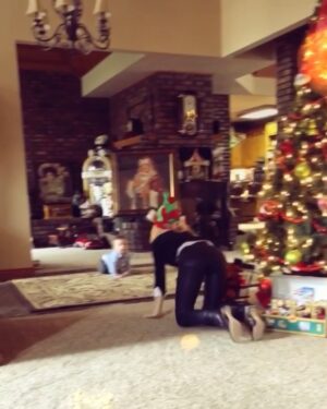 Nikki BreAnne Wells Instagram - crawling around w baby nephew is the best. his face, my singing hat-confusion, and meme’s “what do you mean what is it? it’s a hat!” LMAO 😂😂😂 rn