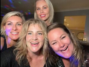 Nikki Britton Instagram - You get hotter as you get older. Literally. It’s mostly reflux. And tiger balm. I would categorise todays hangover as sentient in its maliciousness. But @vetskis is the absolute best and even though satan is kissing my gag reflex right now, I want to do it all again immediately. Happy birthday! Also, hard launch of the shag cut ✌️