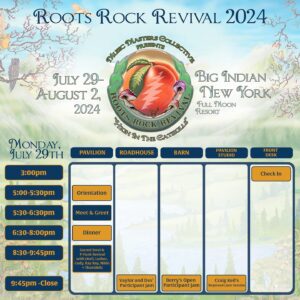 Nikki Glaspie Instagram - Check out this year’s schedule for Roots Rock Revival at Full Moon Resort in the Catskills! Join me and an amazing lineup of special guests for 4 nights and 5 days filled with workshops, jam sessions, private performances, and so much more. Tickets are extremely limited, so reserve your spot today at www.rootsrockrevival.com. We can’t wait to make music and memories with you this summer!
