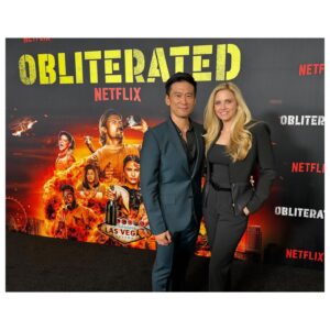 Nikki Griffin Instagram - It’s finally here! I’m so excited for you all to see my client and very good friend, Eugene Kim, in Obliterated! This action-comedy from the producers of Cobra Kai is streaming on Netflix, today! Congrats to everyone involved, and especially to Eugene, who could not be a better human. 
•
•
•
#obliteratednetflix #obliterated #eugenekim