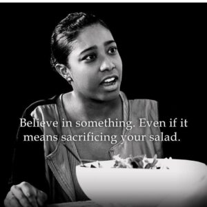 Nikki Vanderdyz Instagram - Well i’ll be damned why i’m i always the one Sacrificing my salad?!?!!!. 😂😂🤦🏾‍♀️