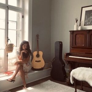 Nikki Yanofsky Instagram - Happy birthday to the First Lady of song... Ella Fitzgerald! I keep her picture over my piano (it’s since moved from above my bed in my childhood room) as a way to honour my biggest inspiration. I owe Ella everything... her voice hit me like a symphony at the age of 11, and I became obsessed with her music.  She single handedly sparked my curiosity and love for jazz and has helped shape me into the vocalist I am today... I even record on the same vintage mic she used! We All Love Ella!! 🎶❤️✨