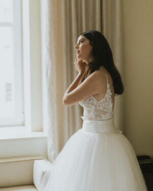 Nikki Yanofsky Instagram - A little glimpse into the happiest day of my life 🤍💍
Captured by @joelandjustyna & @_leannweston_