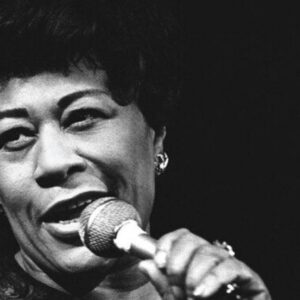 Nikki Yanofsky Instagram - Happy birthday to the First Lady of song... Ella Fitzgerald! I keep her picture over my piano (it’s since moved from above my bed in my childhood room) as a way to honour my biggest inspiration. I owe Ella everything... her voice hit me like a symphony at the age of 11, and I became obsessed with her music.  She single handedly sparked my curiosity and love for jazz and has helped shape me into the vocalist I am today... I even record on the same vintage mic she used! We All Love Ella!! 🎶❤️✨