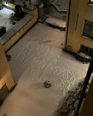 Niklas Strömstedt Instagram - Änglar i snön?