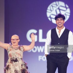 Niko Terho Instagram - I had the wonderful opportunity to walk the runway with the amazing Sasha Jakuba at the @globaldownsyndrome Be Beautiful Be Yourself Fashion Show. It was truly such an honour to be a part of it. Thank you Sasha for taking away all of my nervousness with your beautiful light and positivity. Definitely a night I’ll never forget.