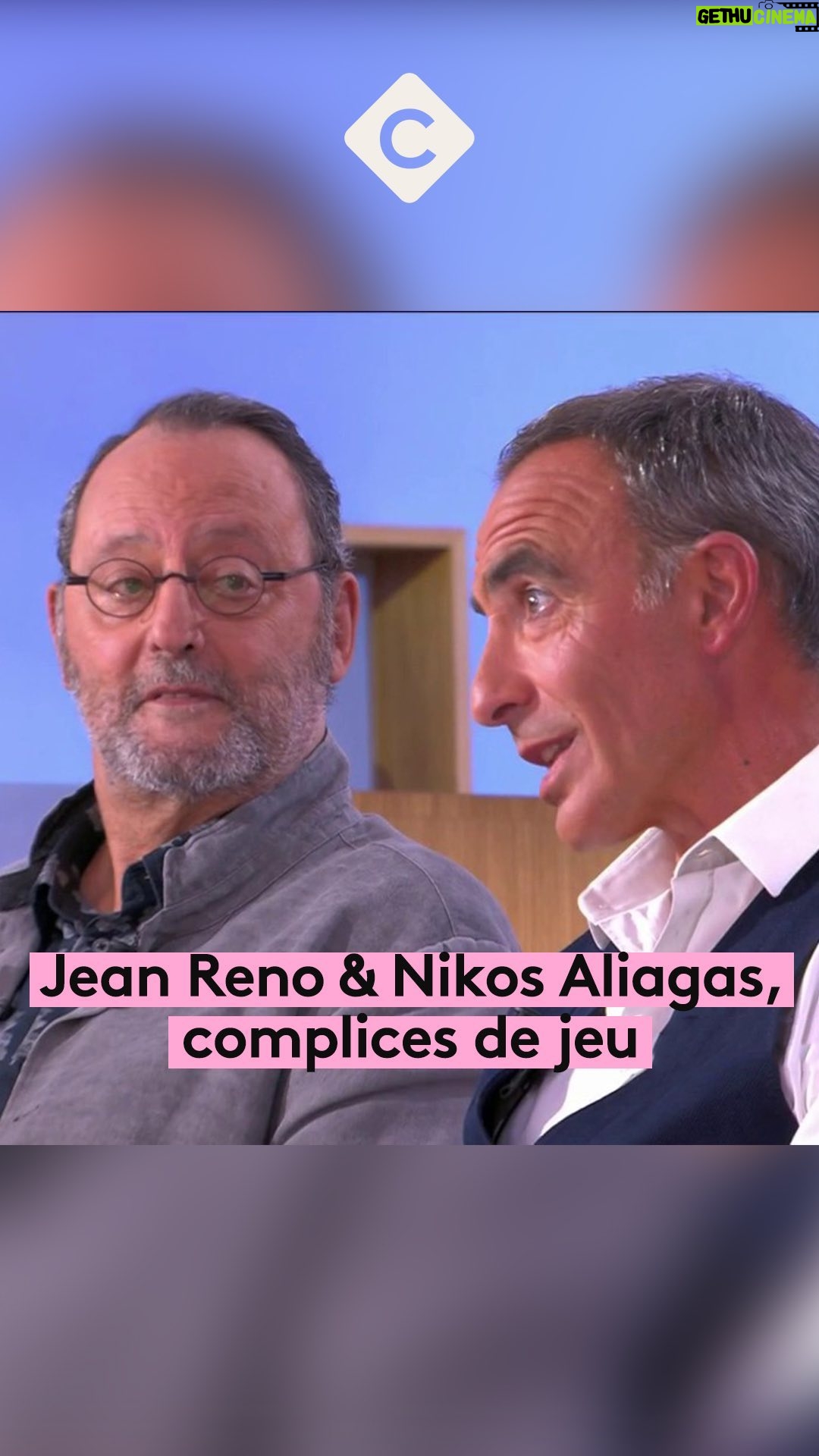 Nikos Aliagas - 5.6K Likes - « Mais pourquoi tu ne me l’as pas dit ? » : @nikosaliagas confie à Jean Reno son envie de le filmer dans un court métrage en noir et blanc sur le plateau de #CàVous 🎥