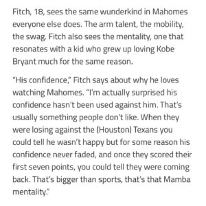 Niles Fitch Instagram - His impact on my life will never be forgotten. Mamba mentality is more than just a mindset in sports, I’ve used in all facets of my life and will continue to have that mentality. I never got to meet my idol and that will forever hurt. Kobe is the reason I started watching sports, from crying to when they lost against the Celtics to being overjoyed when they came back the next two damn years and won. He will always be my favorite athlete of all time, he even won a damn Oscar. May him and Gigi Rest In Peace #MambaOut 🖤🐍